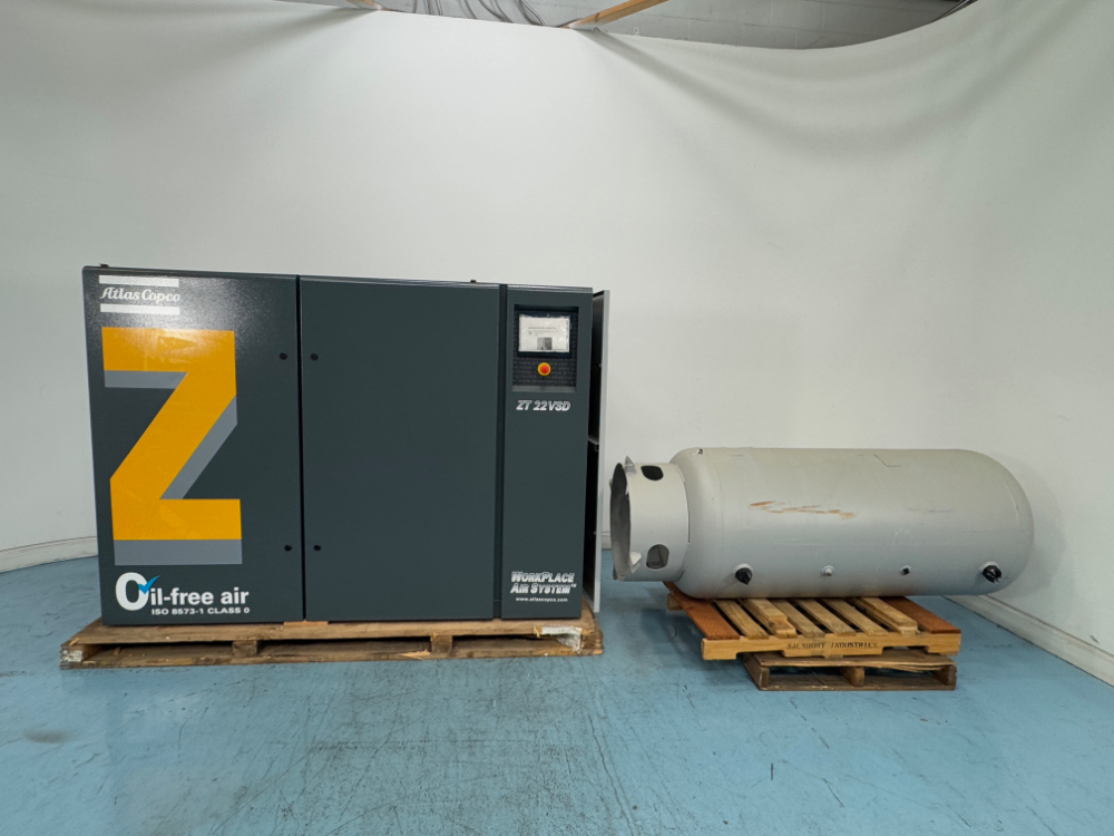 Image of Atlas Copco Oil-Free Air ZT22VSD Air Compressor